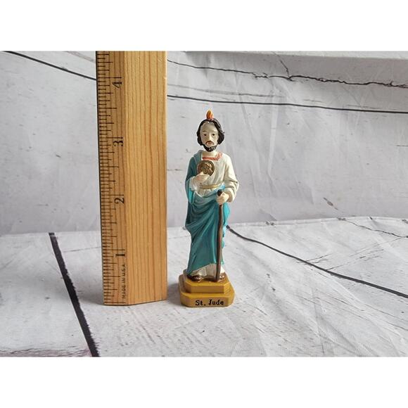 st jude vintage resin figure statue - Picture 7 of 7